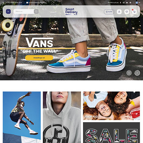 Στιμγιότυπο της πλατφόρμας eCommerce στο web